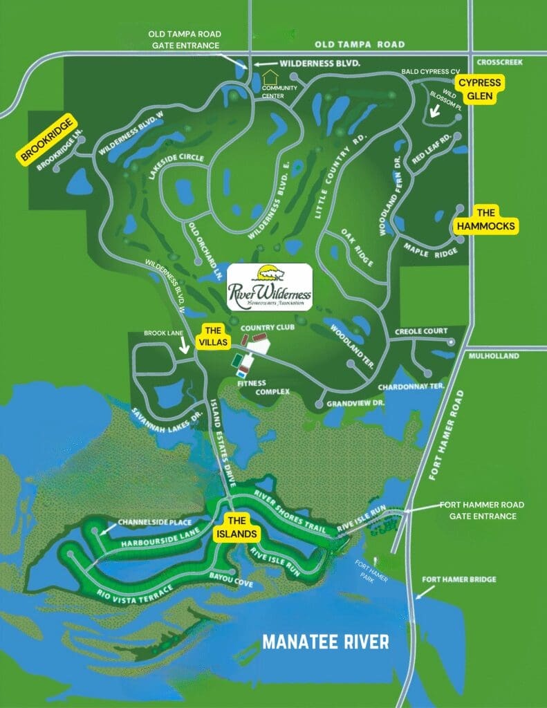 River Wilderness Map